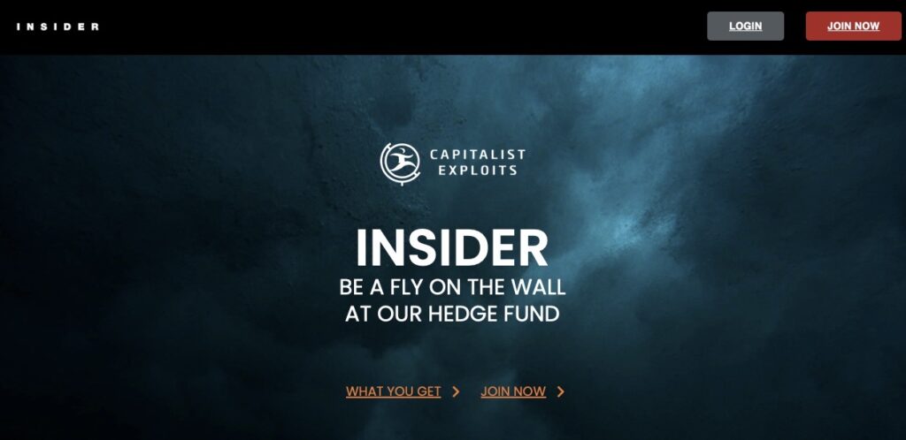 capital exploits website screenshot