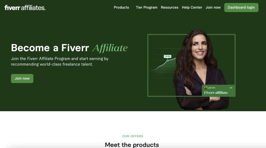 fiverr website screenshot