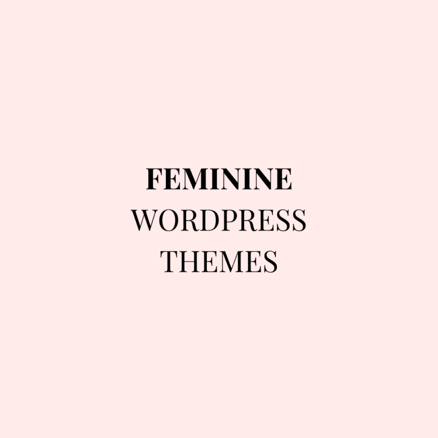 feminine wordpress themes