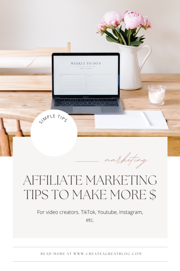 affiliate marketing tips graphic