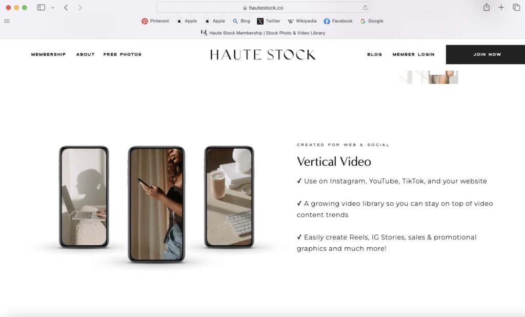 haute stock screenshot